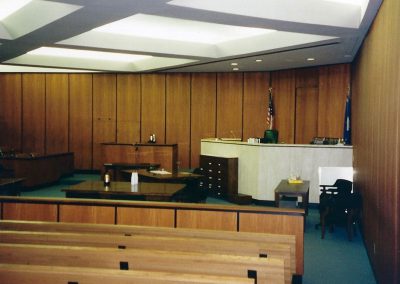 The courtroom in Columbia, SC. where Gail Cutro was tried